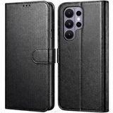 Phonillico® Coque pour Samsung Galaxy S26 ULTRA - Portefeuille Noir Rabat Clapet Aimanté Rangement Cartes
