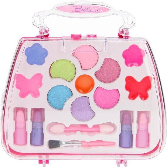 Johntoy Bella Make-up Set In Beautycase - Roze