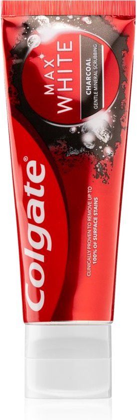 Colgate Max White Charcoal Tandpasta - Activated Carbon - 75 ml