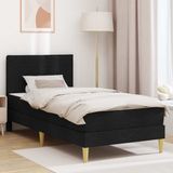 vidaXL Bedframe 90 x 200 cm Zwart