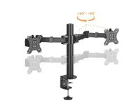 Dubbele HDWR SolidHand-AM02 Dubbele Monitorhouder, Ergonomisch, 17-32 Inch, Veerarm, VESA 75/100
