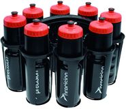 Precision bidonhouder set ovaal met 8 waterflessen 750ml sport.