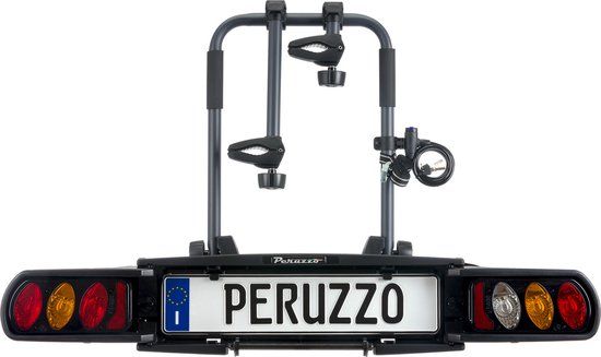 Peruzzo Pure Instinct E-Bike Carrier - 2 Fietsen - Trekhaak - Kantelbaar - Zwart