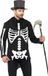 Leg Avenue Kostuum -XL- Bone Daddy Zwart/Wit
