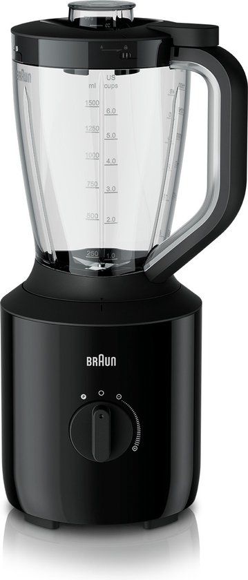 Braun PowerBlend 3 JB3100BK - Blender - Zwart - 800W