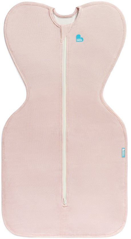 Love to Dream Babyslaapzak Swaddle Up Inbakeren Roze 0-3 maanden