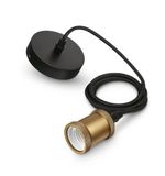 Philips LED E27 40W Ampoule - Noir et Bronze