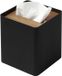 Yamazaki Tissuebox Vierkant - Rin - Zwart