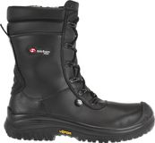Sixton Terranova Werkschoenen Extra Hoog S3 Zwart Leer Composiet Neus Mannen Maat 48 Waterdicht Rubber Zool Wol Voering Composiet Neus Vallende Objecten Scherpe Voorwerpen Water 2 Jaar Garantie