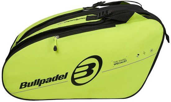 Bullpadel Racketbag Tour 2026 Limekleur