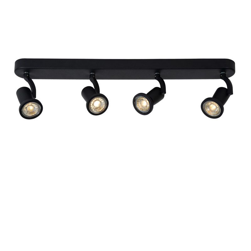 Lucide Jaster LED Spot - 4x5W - Zwart - 5411212114730