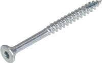 Proftec Spaanplaatschroef 5x120mm Platkop Verzinkt Deeldraad T20 (200 stuks)