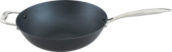 Point-Virgule Pan-Ã -moi Wokpan - Gietijzer met Excalibur coating - Ã¸ 30cm