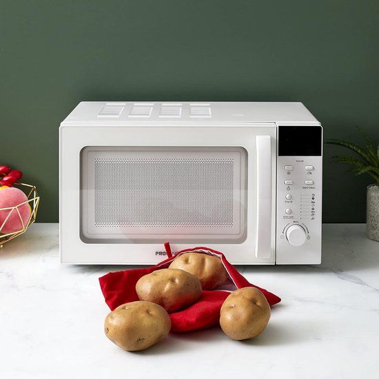 Cook Concept Rode magnetron-aardappelkoker