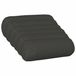 vidaXL Coussin décoratif Heerlen Gris foncé Ø 15 x 40 cm Tissu 6 pièces