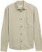 Tom Tailor Overhemd Relaxed Fit Katoen Lange Mouw Effen Beige Heren Maat M