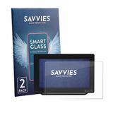 Savvies 2 Stuks Screenprotector - Geschikt voor Raymarine Axiom+ 9 - Beschermfolie Glas Transparant