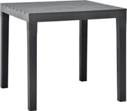vidaXL Tuintafel Kunststof Antraciet 78x78x72 cm