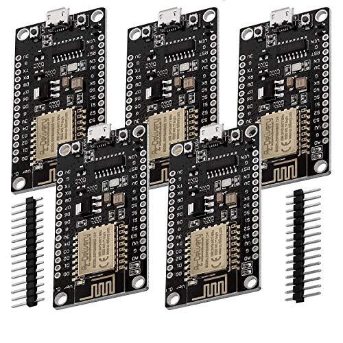 AZ Delivery 5 x NodeMCU Lolin V3 Module ESP8266 ESP-12E WIFI Development Board ongesoldeerd compatibel met Arduino Inclusief E-Book!