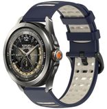 Wigento Xiaomi Watch S4 Sport, siliconen vervangingsband in twee kleuren, met snelsluiting, donkerblauw