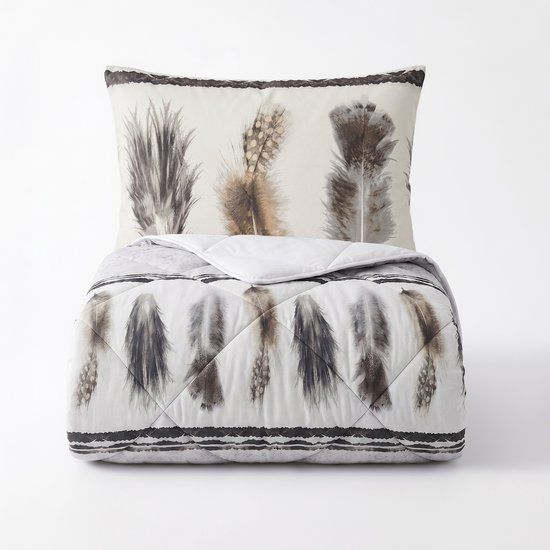 Sleeptime® 2 in 1 Dekbed zonder Overtrek Feathers 3 - Wasbaar Dekbed - 140x200 - Zand