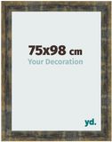 yd. Your Decoration Fotolijst 75x98 cm Blauw Goud Gemeleerd MDF Pisa