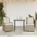 Prolenta Maison Exclusive 3-delige tuinset met kussens, beige, van polyrotan