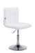 AndOutdoorMatch Luxe tabouret de bar Lawrence - Blanc