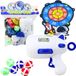 Lean toys Jeu de dextérité Tir Cible Pistolet Boules Velcro Espace