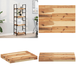 Acacia Massif Étagère Flottante 60x30x4 Cm Finition À L'Huile - Bois d'Acacia - Rangement Mural