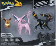 Jazwares Pokémon speelfiguren Evolution Multipack Eevee Umbreon Espeon