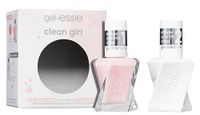 Essie Gel Couture Set Clean Girl (nr. 00 Top Coat, nr. 10 Sheer Fantasy)