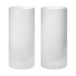 Ferm Living Verre Highball Ripple 48 cl, lot de 2 Transparent