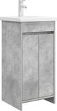 vidaXL Badkamermeubel met Wastafel Betongrijs 42 x 40 x 84,5 cm