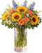 Home & Styling Bloemenvaas - Cilinder vorm - transparant - glas - 19 x 60 cm