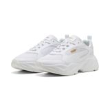 PUMA Cassia 2.0 Sneakers voor dames, Puma Wit PUMA Goud PUMA Wit, 42.5 EU