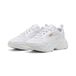 PUMA Cassia 2.0 Sneakers voor dames, Puma Wit PUMA Goud PUMA Wit, 42.5 EU