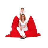Beliani FUZZY Zitzak - Rood - 140 x 180 cm - Nylon