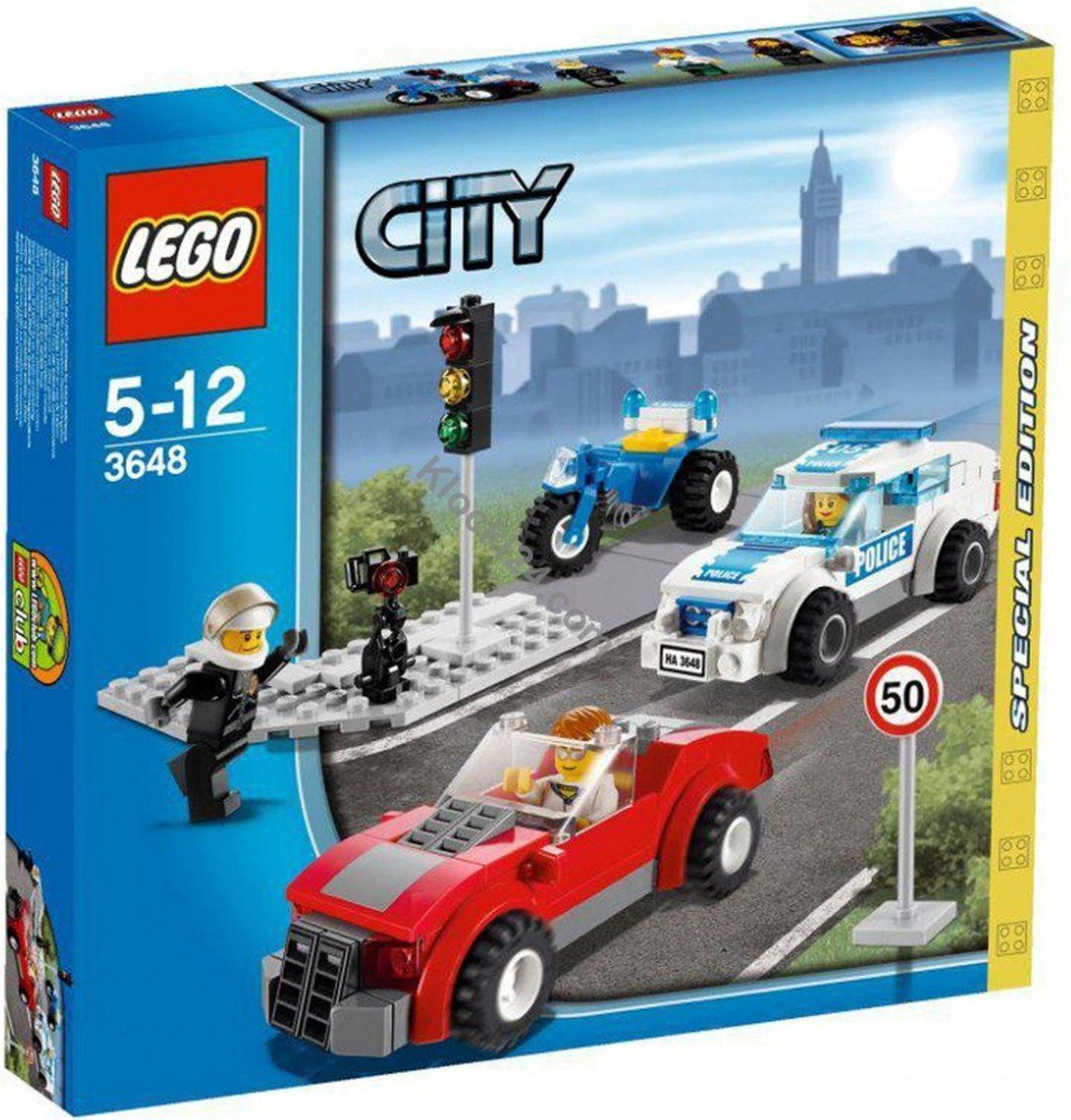 LEGO 3648 Politieachtervolging - 5702014730342