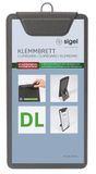 SIGEL KB112 Menu klembord - 1 Stuk - DL - Antraciet