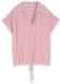 Tom Tailor - Losvallende blouse met streepjespatroon - Maat 46 - cozy pink white stripe
