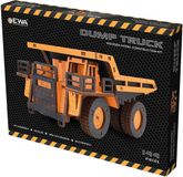 Eco Wood Art Dump Truck Model Building Kit - 3D Puzzle - Miniature Building Kit Adults - DIY - Crafting - Wood