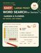 Easy Large Print Word Search for Seniors: Garden & Flowers