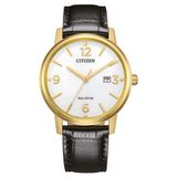 Citizen BM6756-01A Horloge - Leer - Zwart - Ø 40 mm
