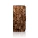 OPPO Book Style Case voor A16/A16s/A54s Wooden Cubes
