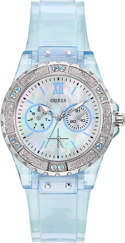 Guess Limelight GW0041L3 Dameshorloge - Zilverkleurig - 39 mm