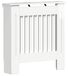VidaXL Radiatorafdekking hoogglans wit 78 x 19 x 81,5 cm bewerkt hout