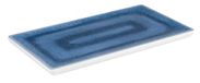 APS 84672 GN 1/3 dienblad "BLUE OCEAN", wit/blauw, melamine, 17,6 cm x 32,5 cm x 2 cm