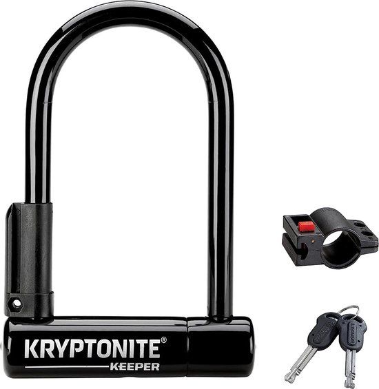 Kryptonite Keeper Mini-6 Beugelslot Fiets - Zwart