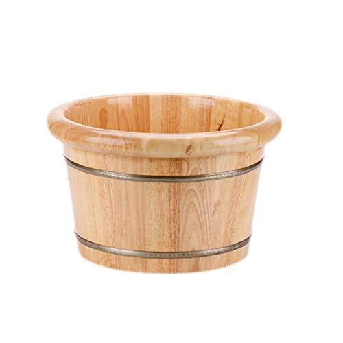 XXF-Shop Voetbad, Wooden Foot Bath Barrel, glad en delicaat Pedicure Vaten Pedicure Bowl Spa Massage for het weken Voeten Massager Foot Tub